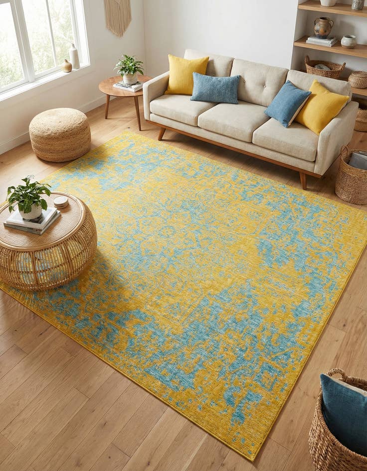 Detail image of 7' 10 x 10'  Washable Jill Zarin Dubai Indoor / Outdoor Rug