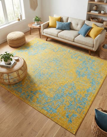 7' 10 x 10' Easy-Clean Jill Zarin Dubai Indoor / Outdoor Rug