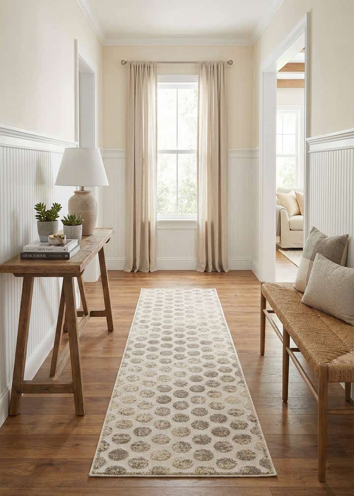2' 7 x 12' Easy-Clean Sabrina Soto Indoor / Outdoor Runner Rug