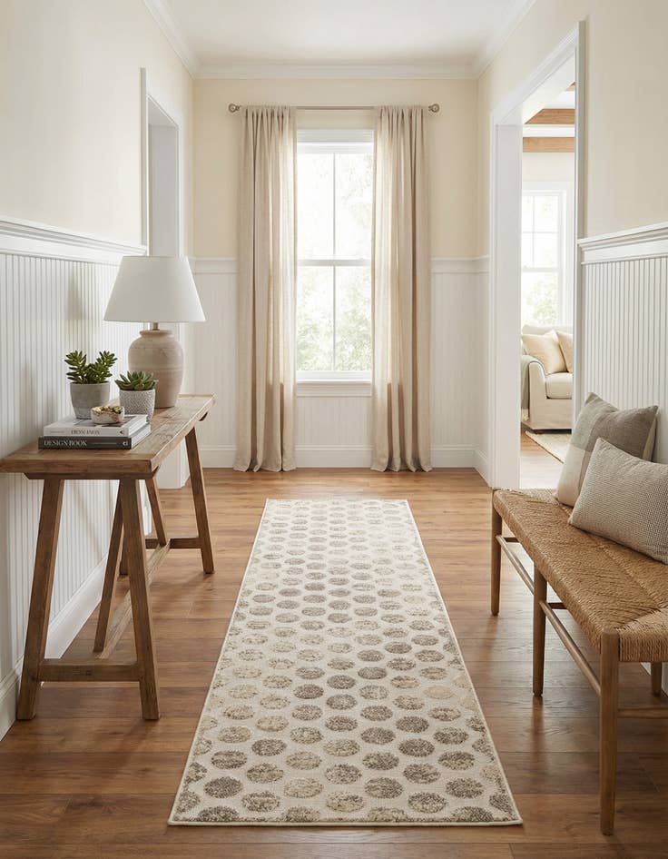 Detail image of 2' 7 x 12'  Washable Sabrina Soto Indoor / Outdoor Runner Rug