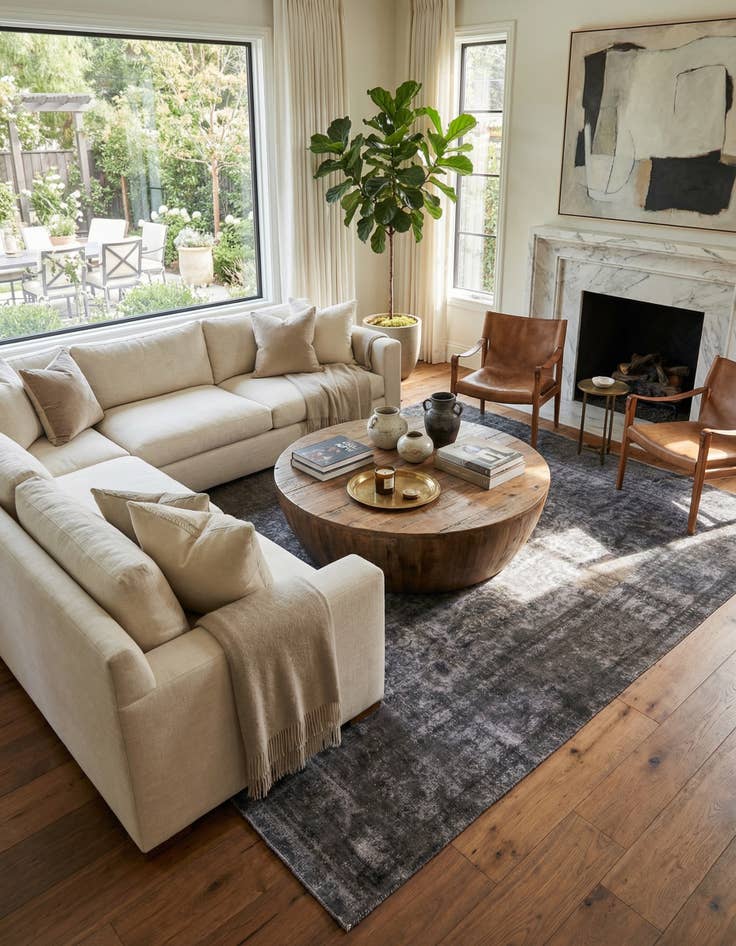 Detail image of 9' 4 x 12' 4  Hand Knotted Ultra Vintage Persian Wool Rug