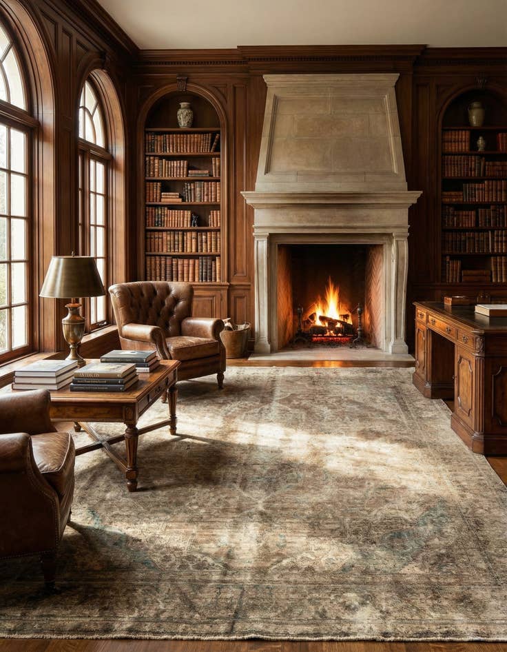 Detail image of 9' 6 x 12' 3 Vintage Royal Rug