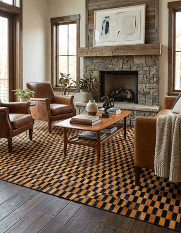 5' x 8' Cowhide - Patchwork Rug