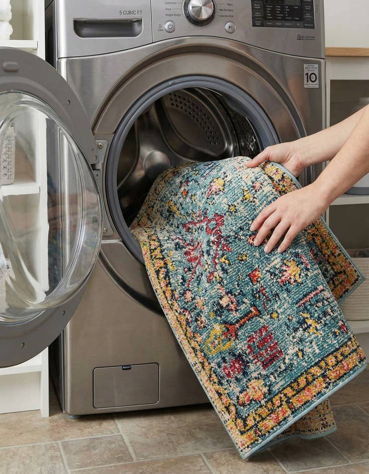 Detail image of 2' 7 x 10'  Washable Alta Runner Rug