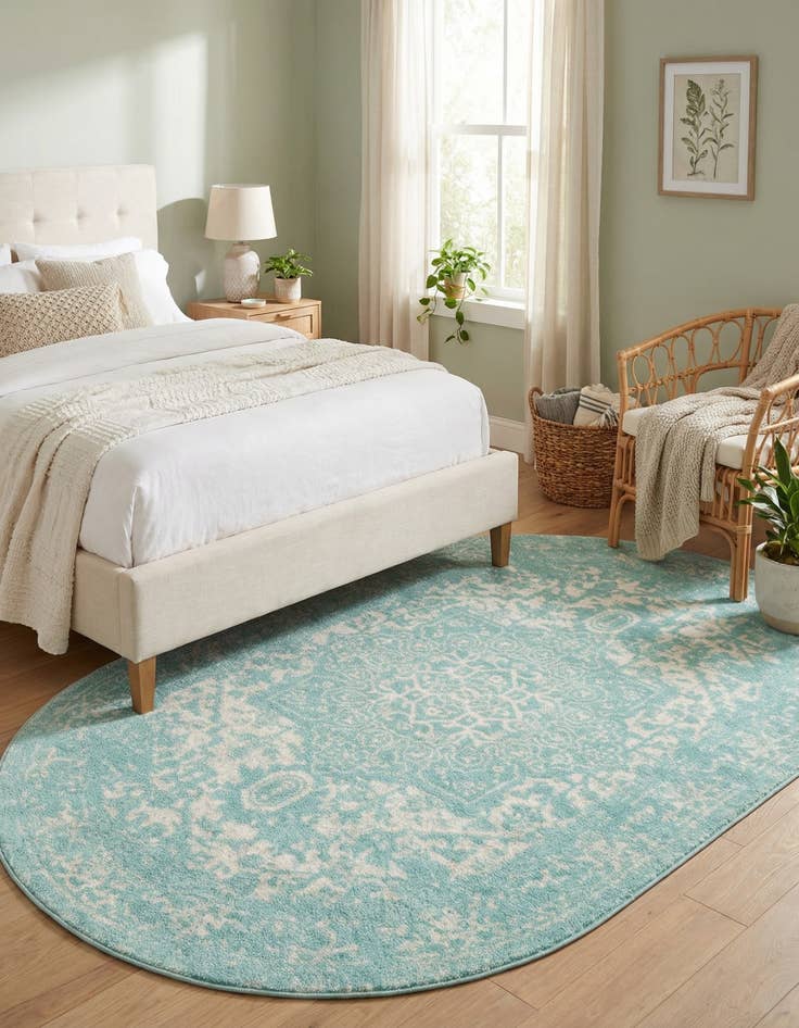 Detail image of  5' 3 x 8' Arlington Oval Rug