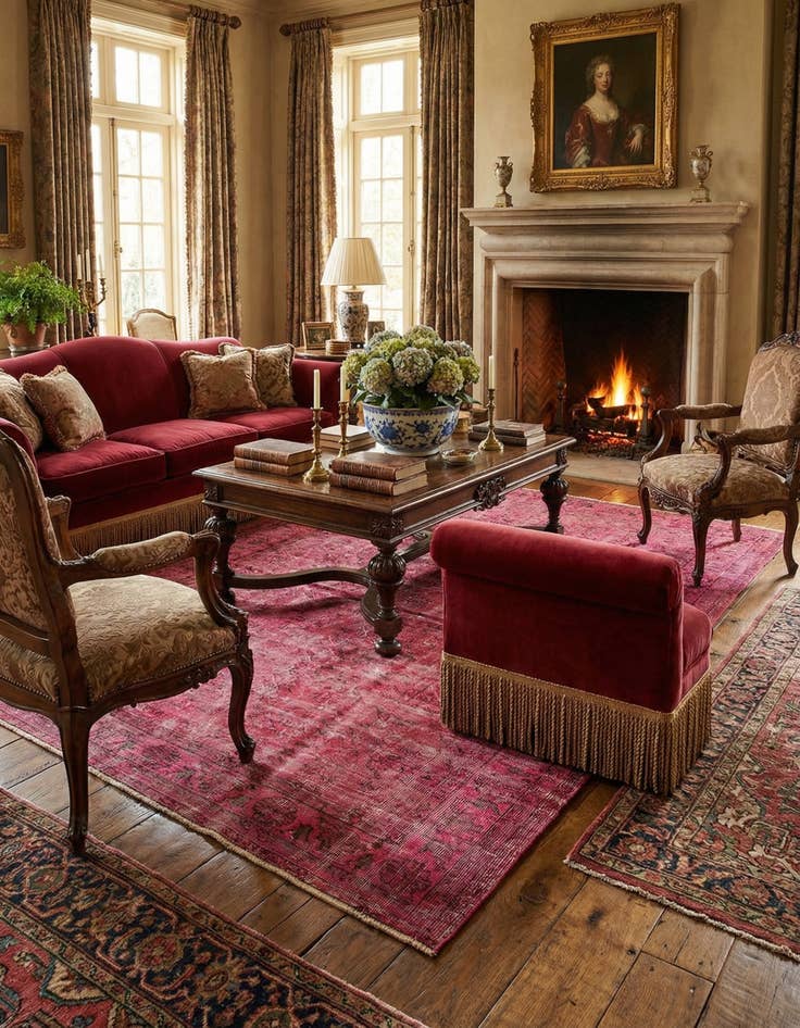 Detail image of 6' x 9' Vintage Royal Rug