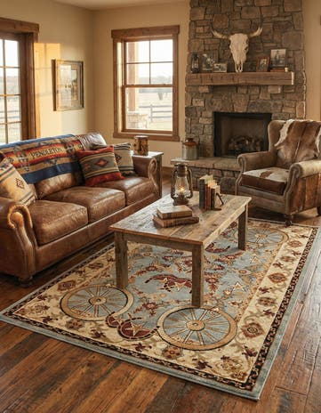 5' 3 x 8' Pioneer Rug