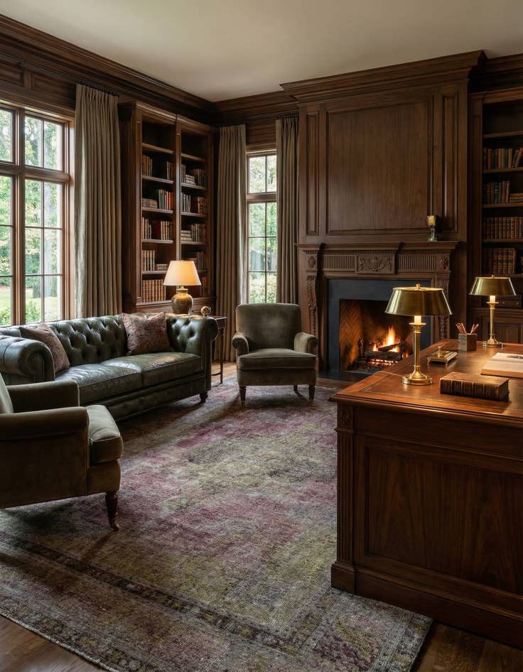 Detail image of  9' 8 x 13'  Hand Knotted Vintage Royal Persian Wool Rug