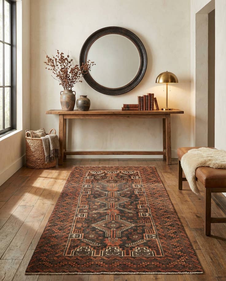 Detail image of 2' 9 x 6' Hamedan Rug