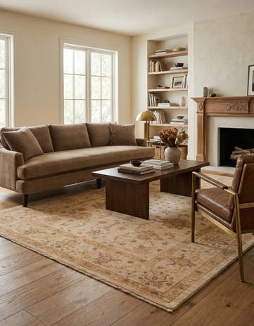 5' 10 x 7' 9 Hand Knotted Peshawar Ziegler Rug