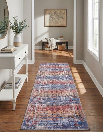 2' 7 x 12' Washable Francesca Runner Rug