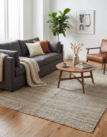 4' 8 x 6' 5 Hand Woven Kilim Modern Wool Rug