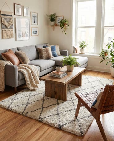  4' x 6' Moroccan Shag Rug