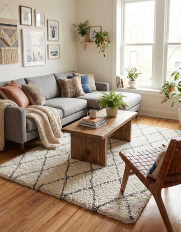 4' x 6' Moroccan Shag Rug