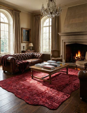 8' 9 x 11' 10 Vintage Royal Wool Rug