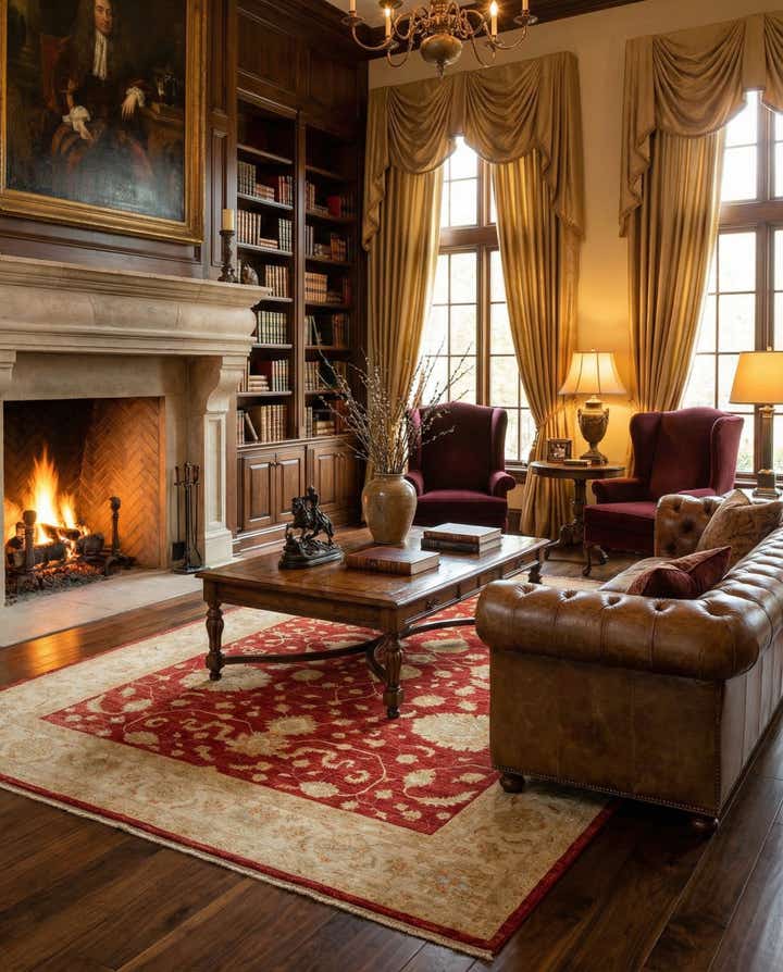 8' 11 x 12' 6 Ziegler Wool Rug