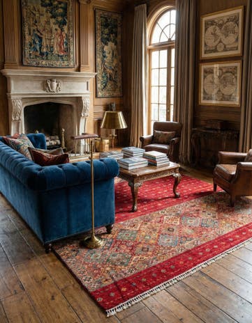 8' 2 x 9' 7 Hand Knotted Ariana Ziegler Oriental Rug