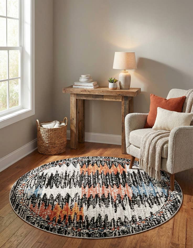 Detail image of  3' 3 x 3' 3 Aramis Round Rug