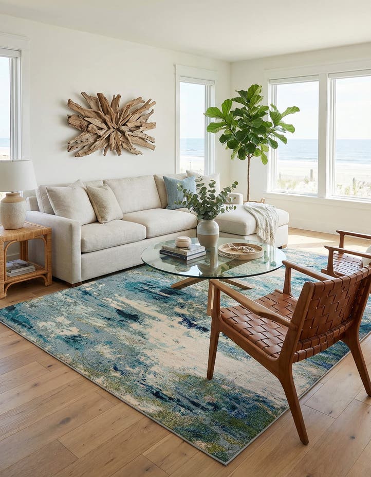 9' 6 x 13' Washable Theia Rug