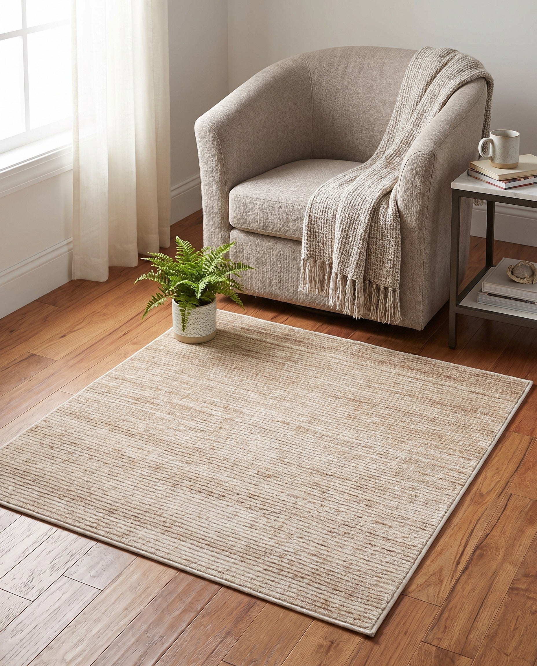 4' x 4' Gemstone Square Rug