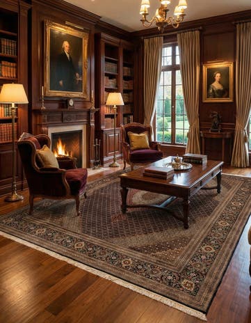9' 10 x 12' 10 Tabriz Mahi Wool Rug