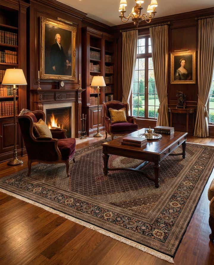 9' 10 x 12' 10 Tabriz Mahi Wool Rug