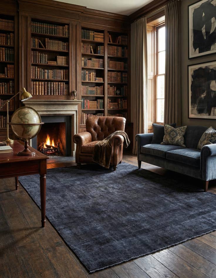 Detail image of 9' 5 x 12' 6  Hand Knotted Ultra Vintage Persian Wool Rug