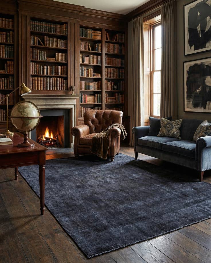 Detail image of 9' 5 x 12' 6 Hand Knotted Ultra Vintage Persian Wool Rug