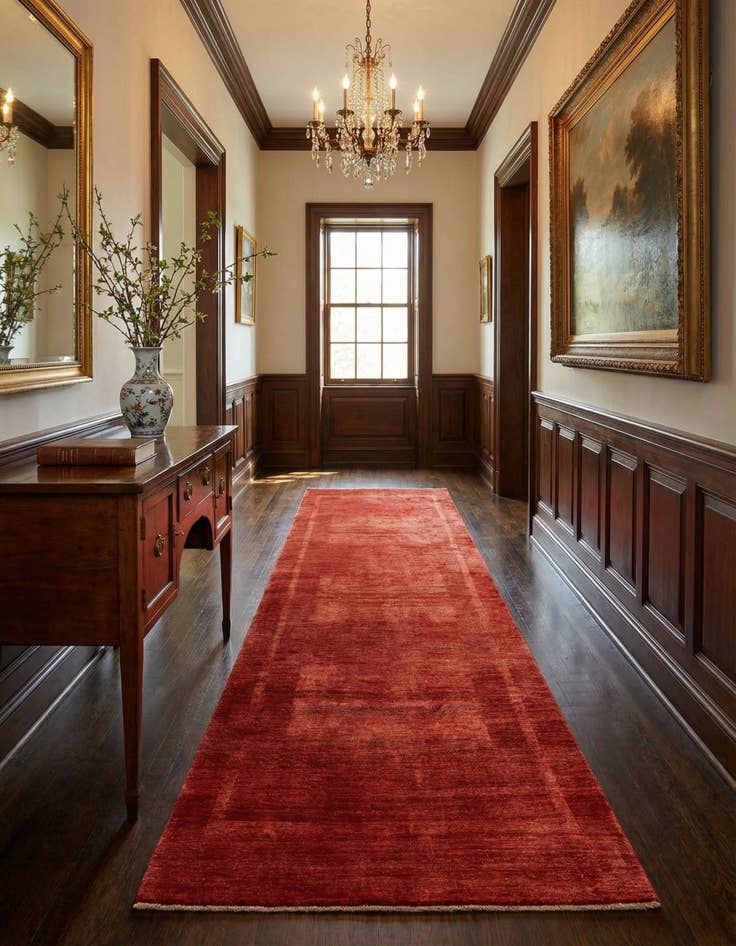 Detail image of 3' 1 x 12' 4 Kashkuli Wool Runner Rug