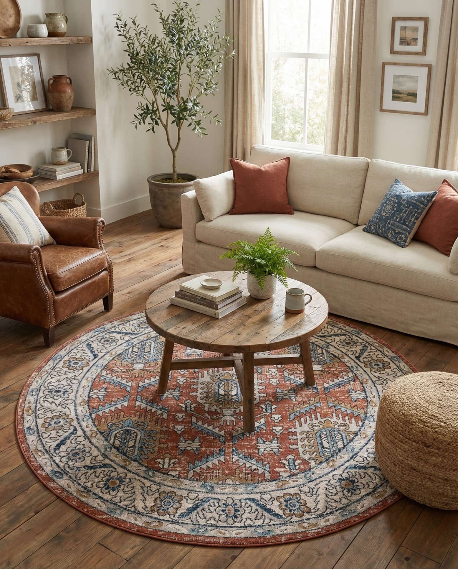 6' x 6' Nyla Round Rug