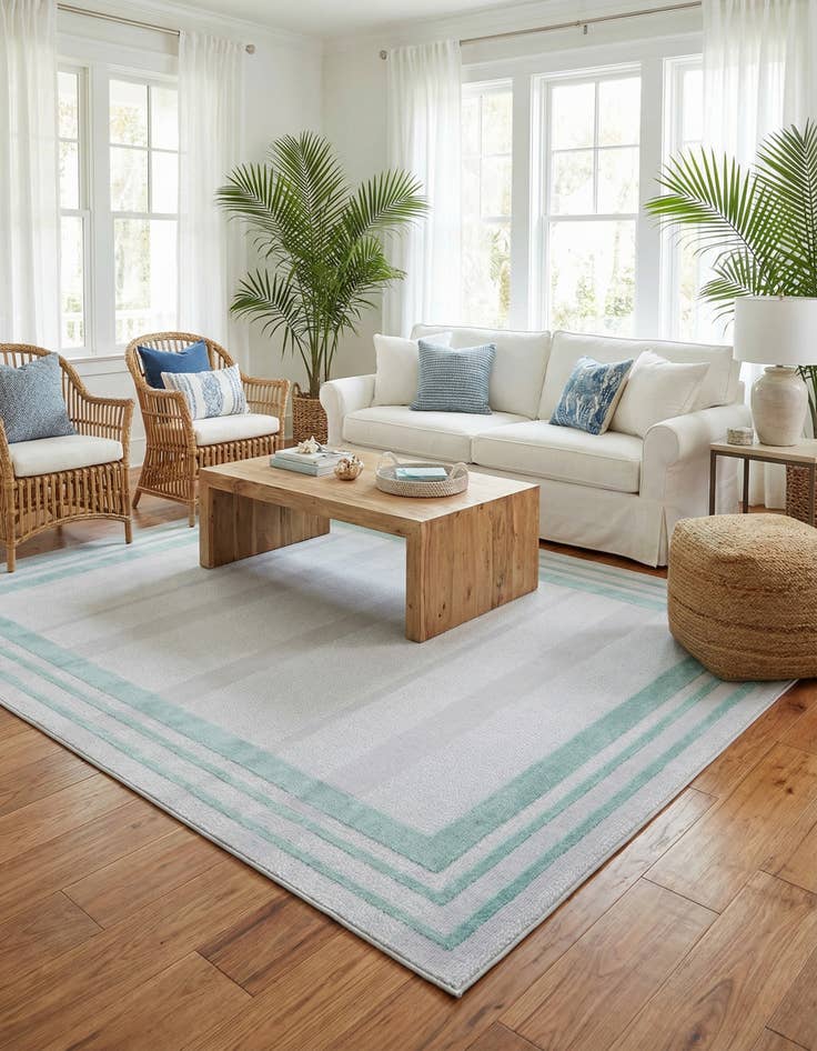 Detail image of 9' x 12'  Washable Aruba Indoor / Outdoor Rug