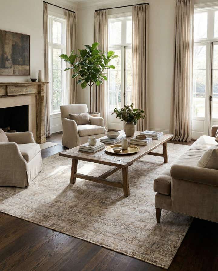 9' 3 x 12' 6 Hand Knotted Ultra Vintage Persian Wool Rug