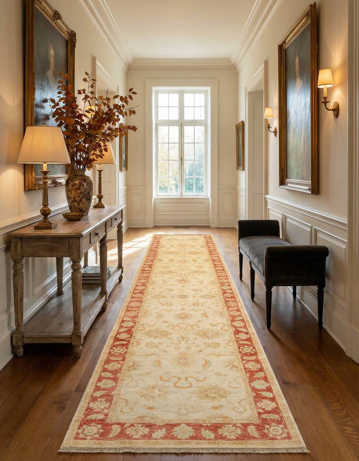 Detail image of 2' 11 x 19' 6 Kaizar Wool Runner Rug