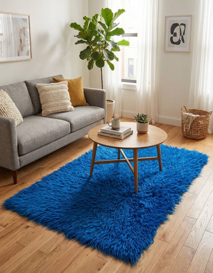 Detail image of  2' 3 x 3' 4  Hand Knotted Moroccan Wool Rug