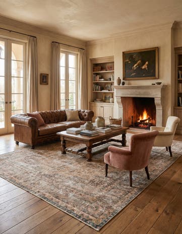 9' 5 x 13' Hand Knotted Ultra Vintage Persian Wool Rug