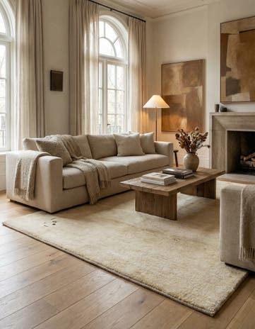 5' 1 x 6' 4 Gabbeh Shouli Wool Rug
