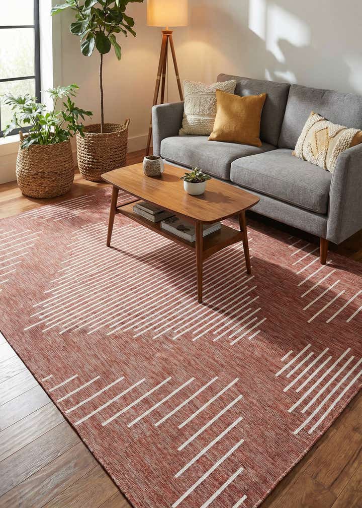 7' 10 x 10' Easy-Clean Modern Indoor / Outdoor Rug