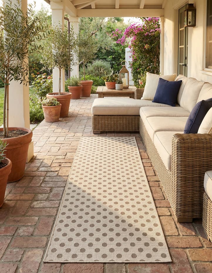 2' 7 x 12' Easy-Clean Sabrina Soto Indoor / O...