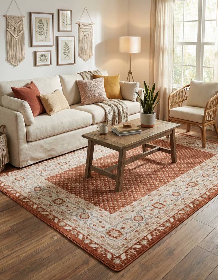 Detail image of  5' 3 x 8' Charlotte Rug