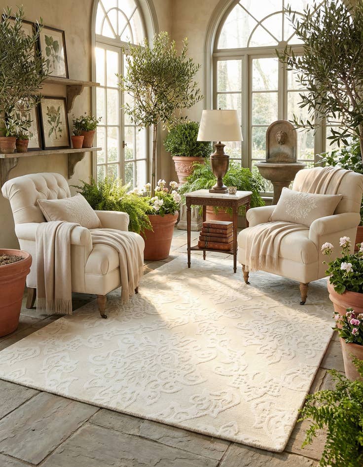 Detail image of 4' 1 x 6' 1 Darya Rug