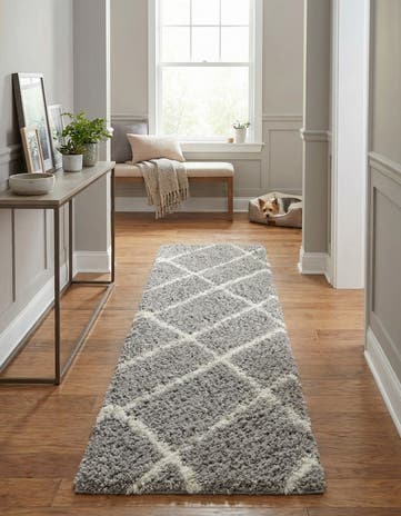 2' 7 x 12' Infinity Shag Runner Rug