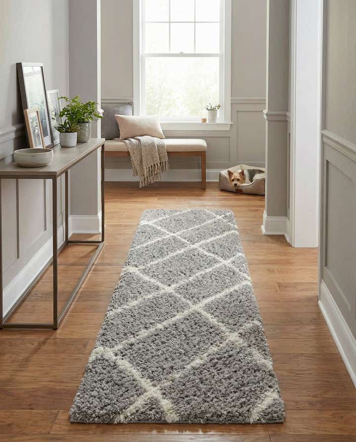2' 7 x 12' Infinity Shag Runner Rug