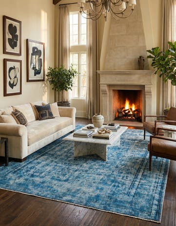 10' 1 x 13' 1 Hand Knotted Ultra Vintage Persian Wool Rug