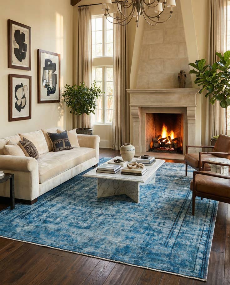 Detail image of 10' 1 x 13' 1 Hand Knotted Ultra Vintage Persian Wool Rug