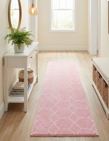 2' x 9' Lattice Frieze Runner Rug