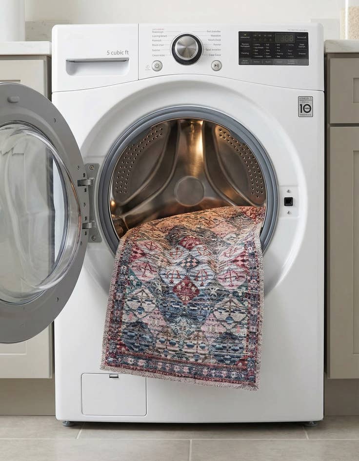 Detail image of 2' x 5'  Washable Mangata Runner Rug