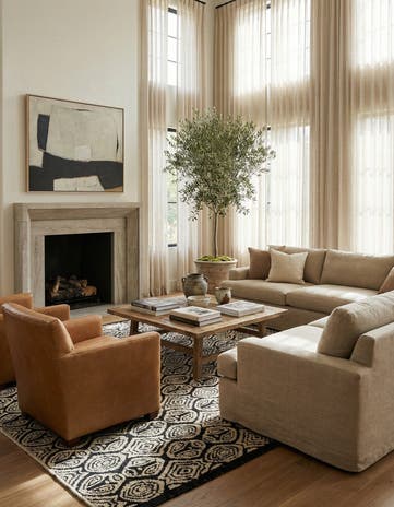 9' 4 x 12' 1 Hand Knotted Darya Wool Rug
