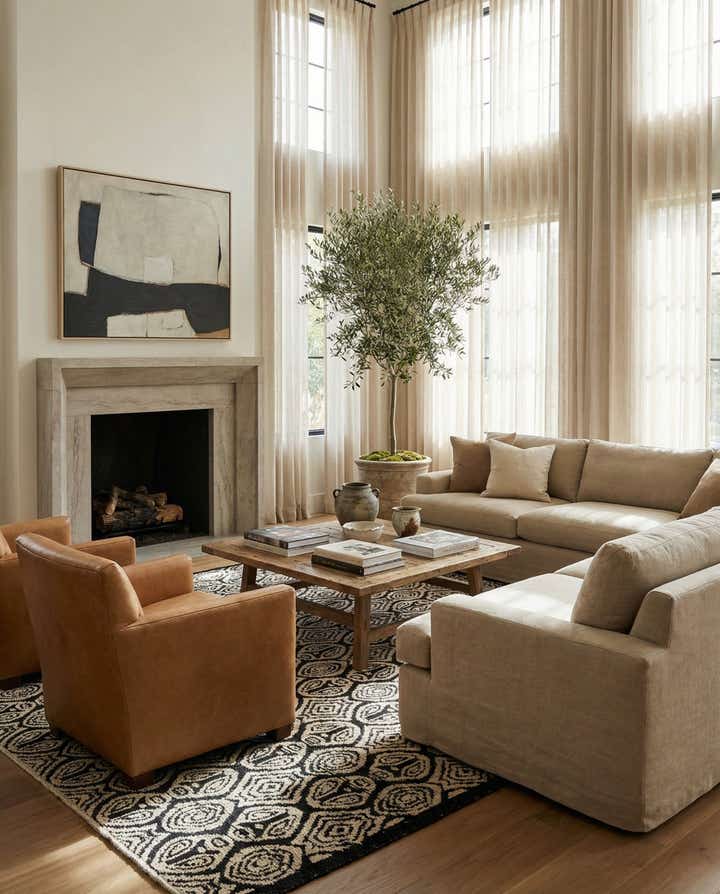 9' 4 x 12' 1 Hand Knotted Darya Wool Rug