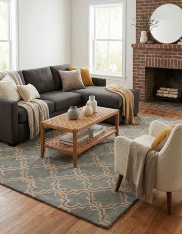 5' x 8' Luna Wool Rug