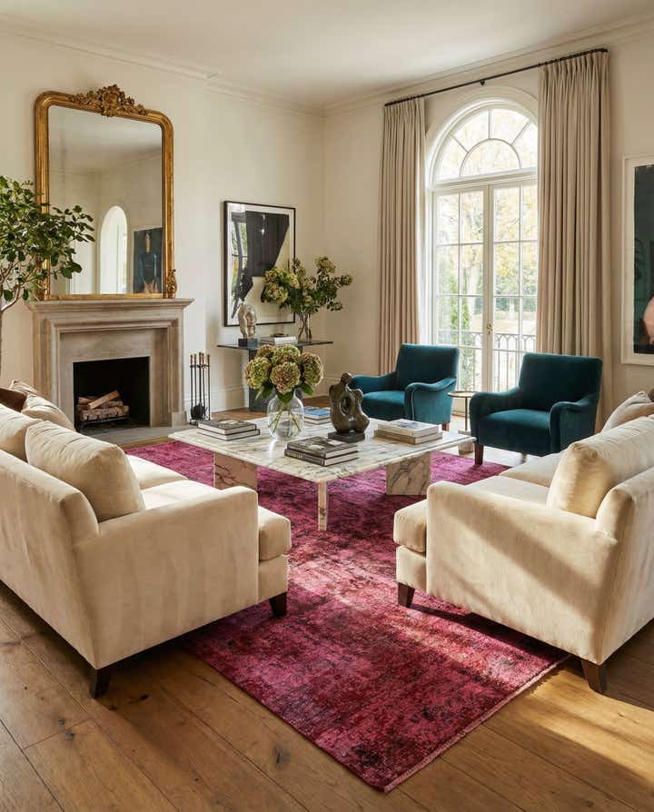 9' 6 x 13' 3 Hand Knotted Ultra Vintage Persian Wool Rug